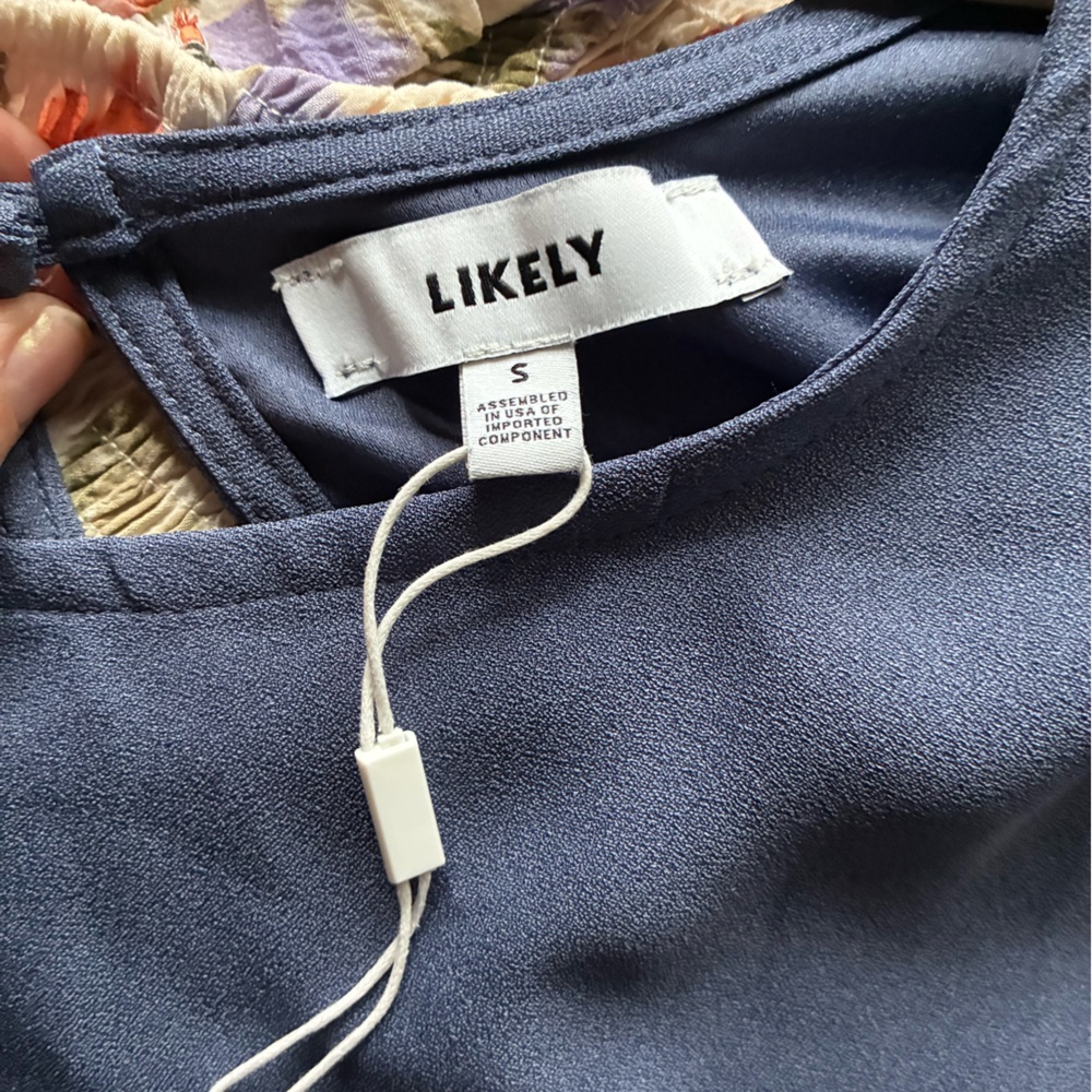 Likely Slate Blue Dress